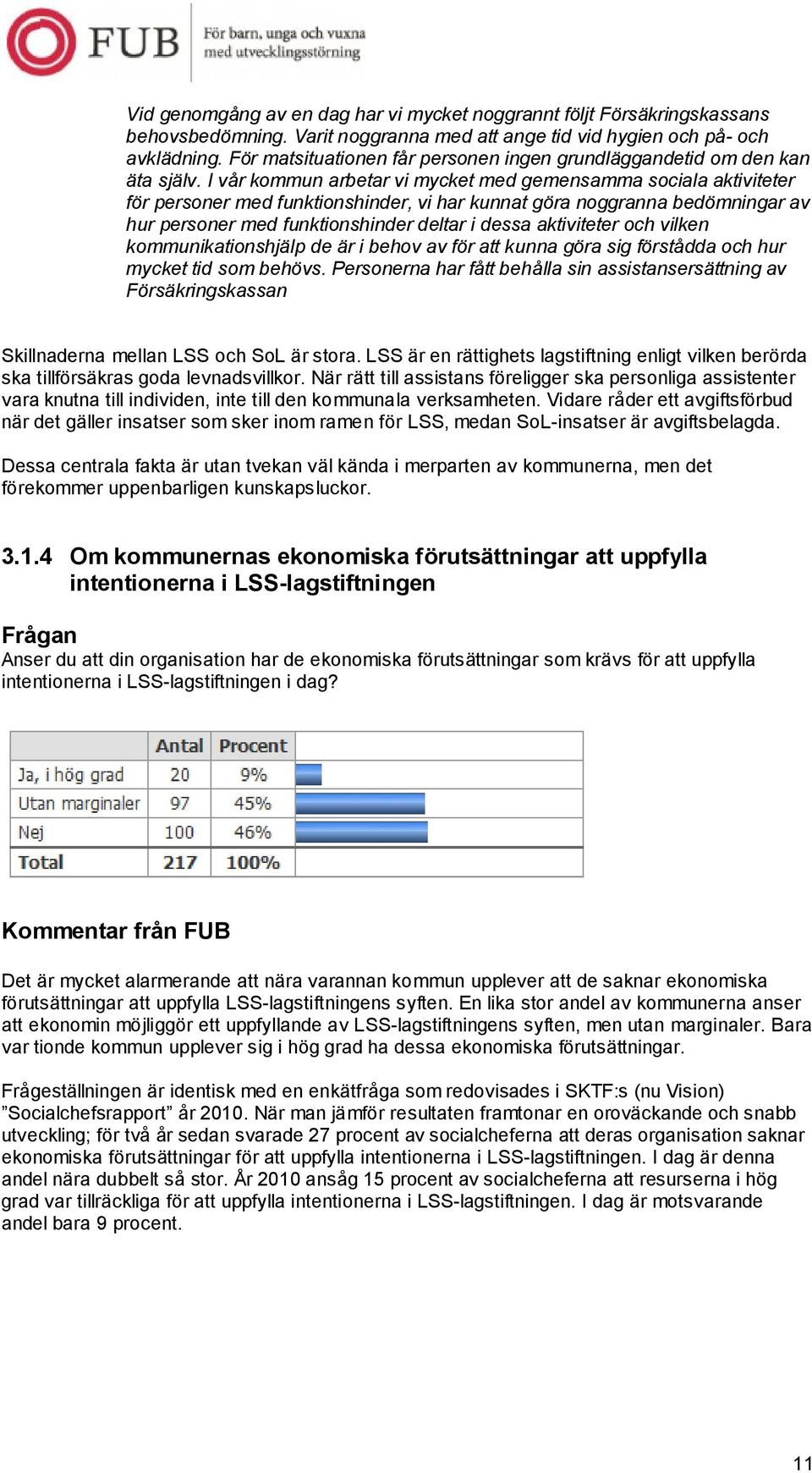 I vår kommun arbetar vi mycket med gemensamma sociala aktiviteter för personer med funktionshinder, vi har kunnat göra noggranna bedömningar av hur personer med funktionshinder deltar i dessa