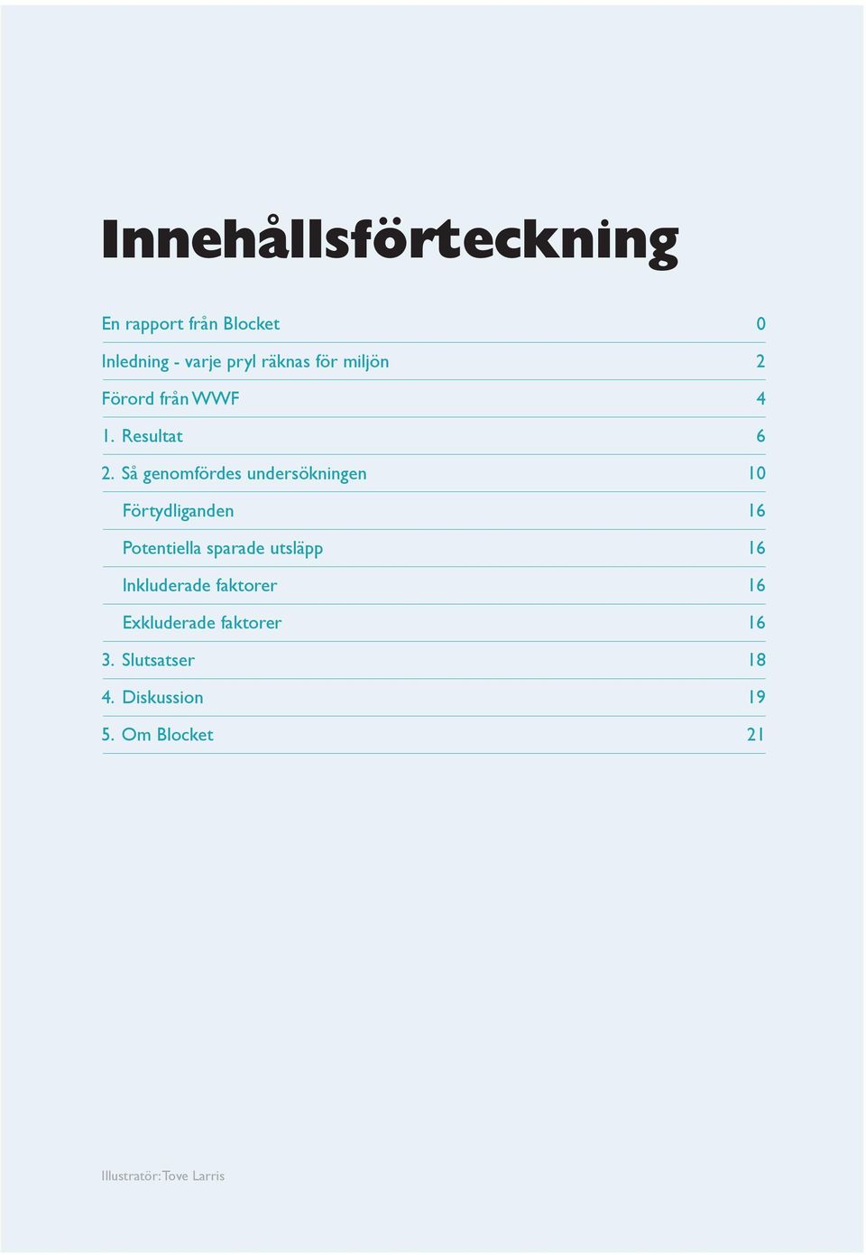 Så genomfördes undersökningen Förtydliganden Potentiella sparade utsläpp