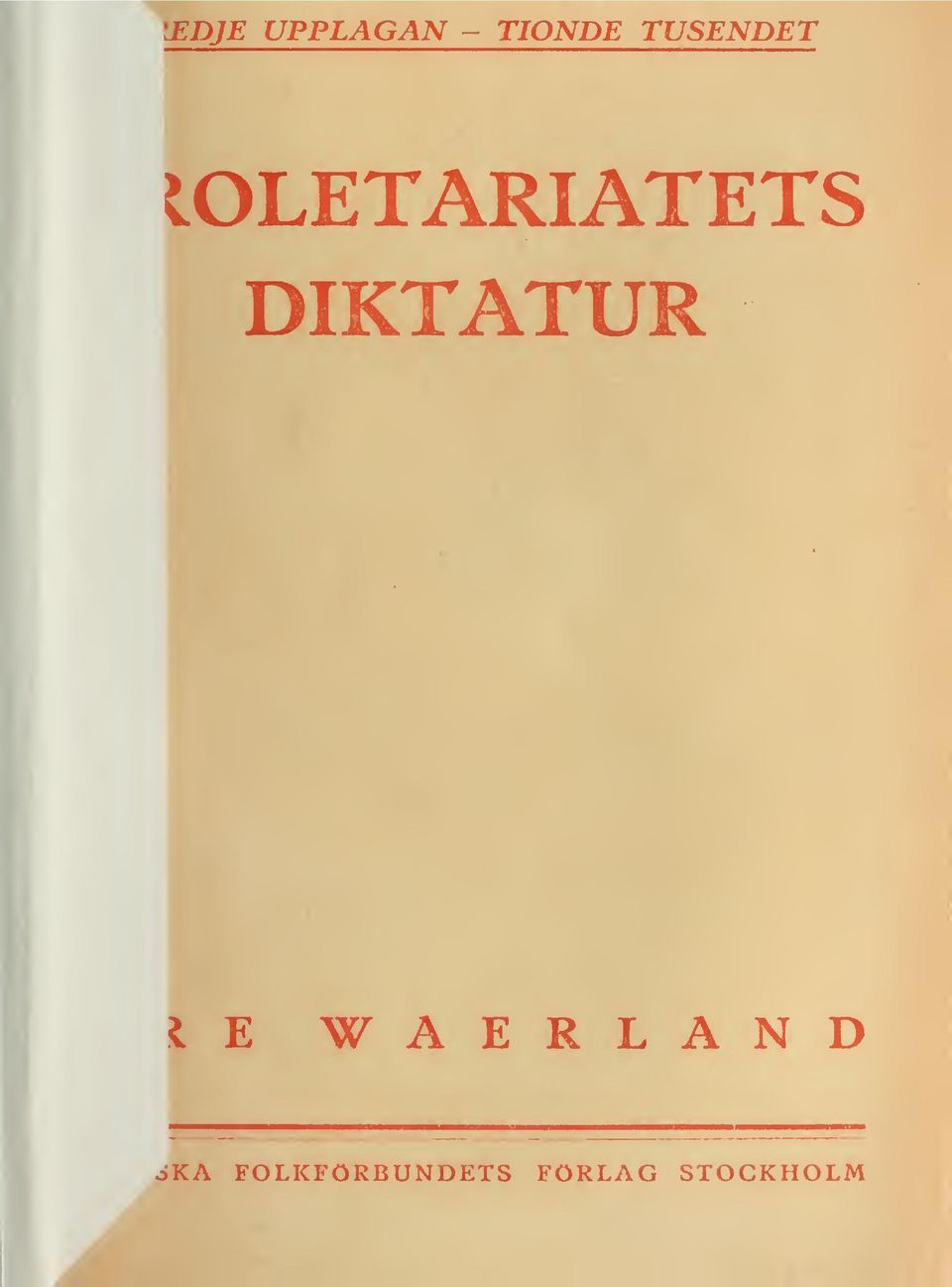 DIKTATUR le WAERLAND oka