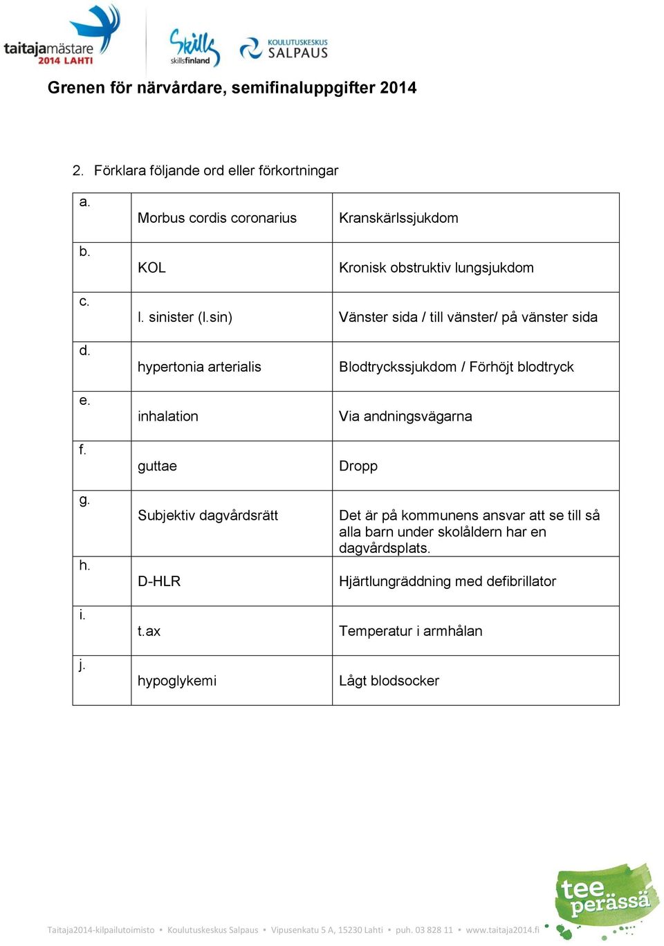 hypertonia arterialis inhalation guttae Subjektiv dagvårdsrätt D-HLR t.