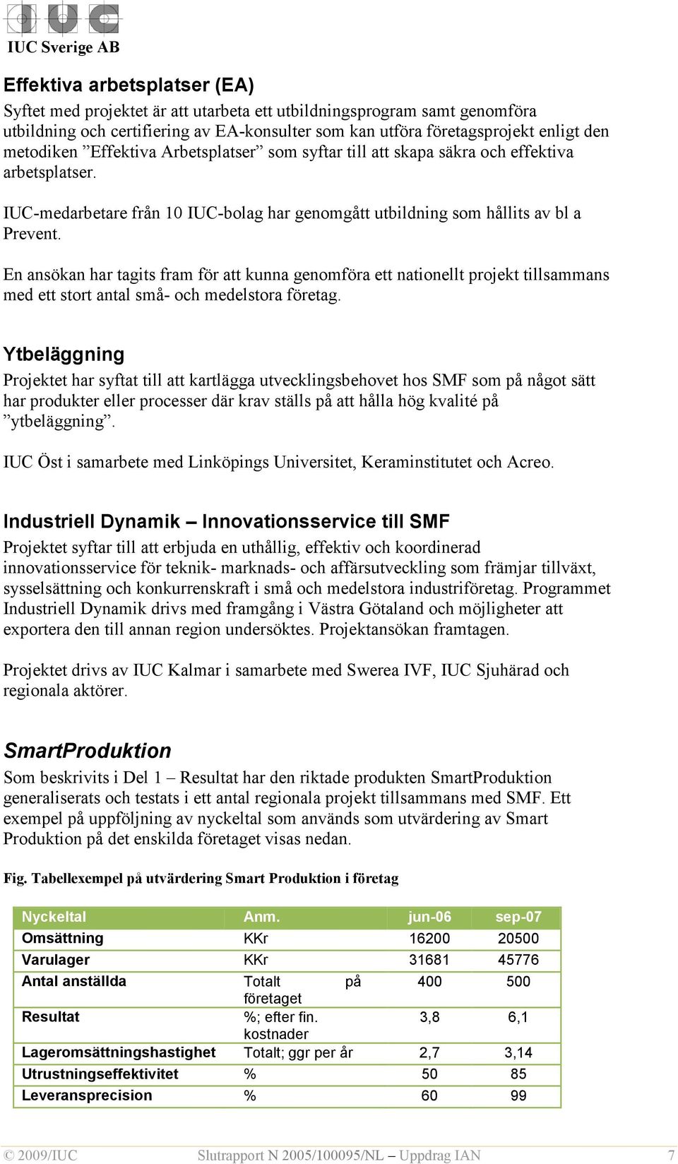 En ansökan har tagits fram för att kunna genomföra ett nationellt projekt tillsammans med ett stort antal små- och medelstora företag.