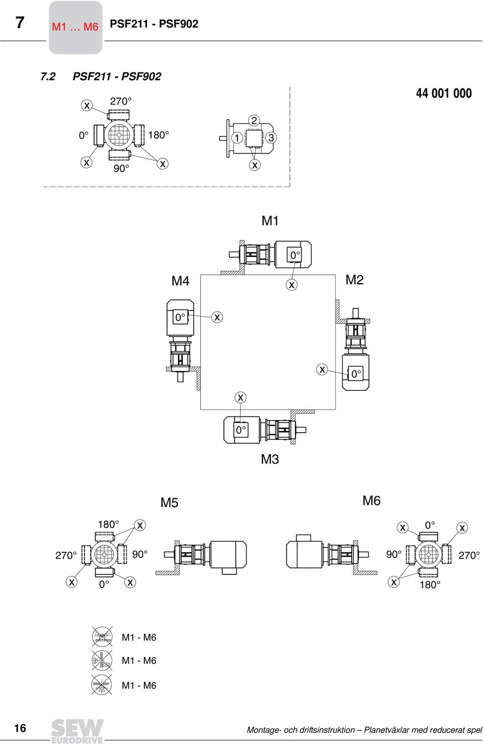 M5 M6 18 27 9 9 27 18 M1 - M6 M1 - M6 M1 -