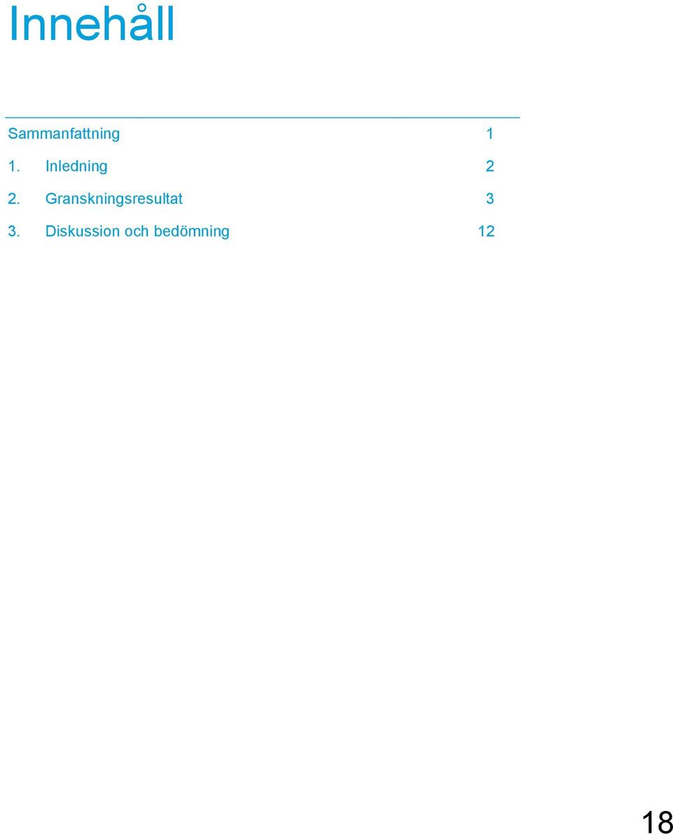 Granskningsresultat 3 3.