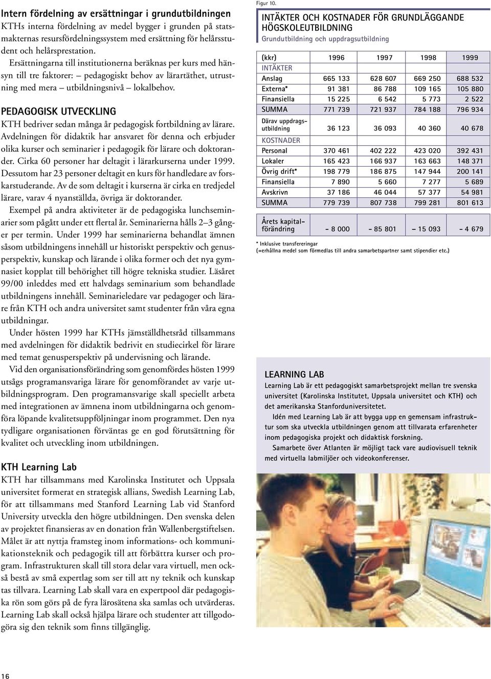 PEDAGOGISK UTVECKLING KTH bedriver sedan många år pedagogisk fortbildning av lärare.