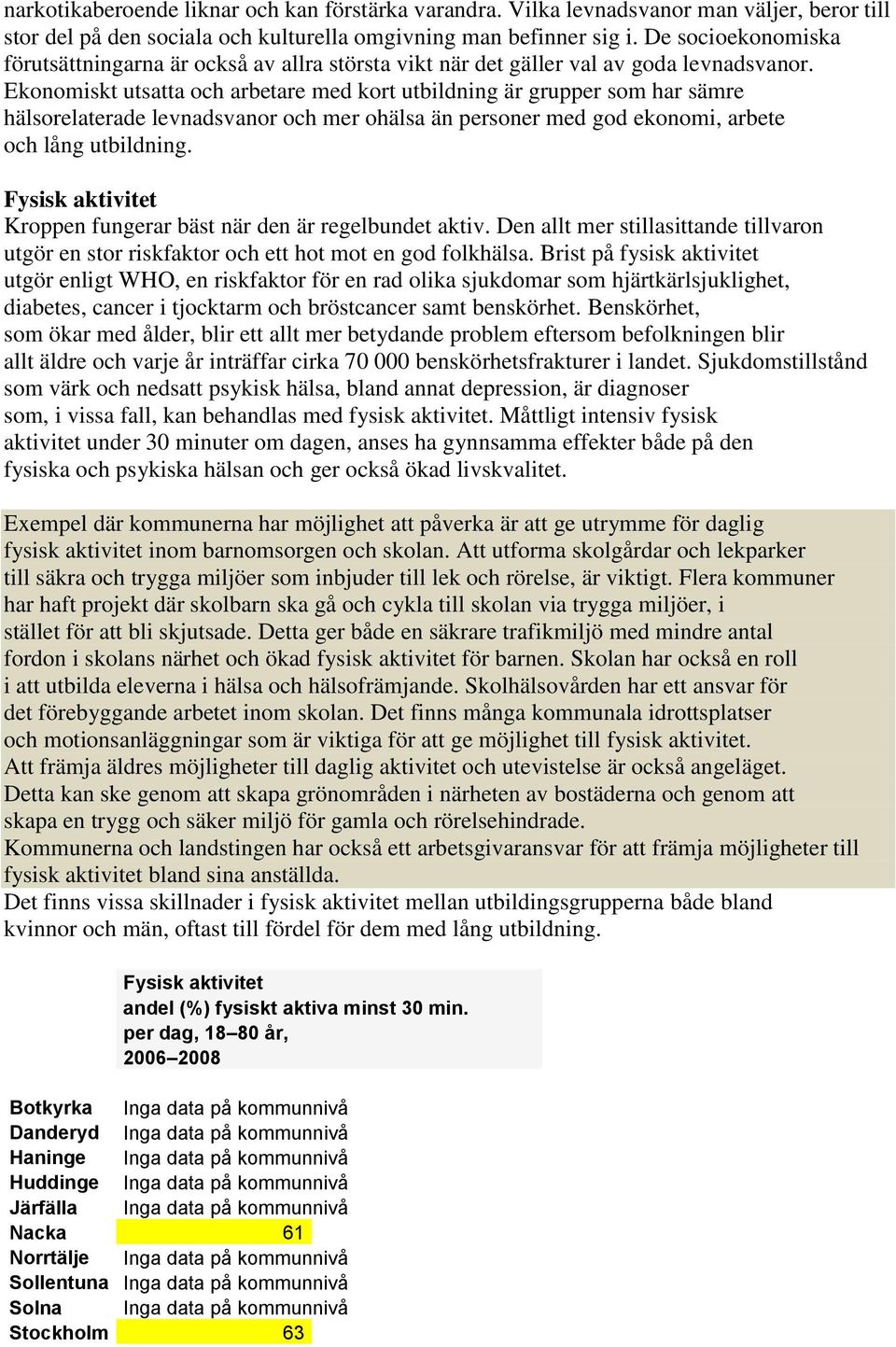 Ekonomiskt utsatta och arbetare med kort utbildning är grupper som har sämre hälsorelaterade levnadsvanor och mer ohälsa än personer med god ekonomi, arbete och lång utbildning.