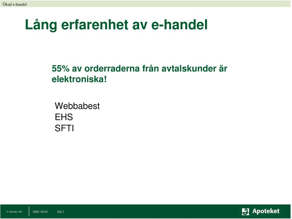 avtalskunder är elektroniska!