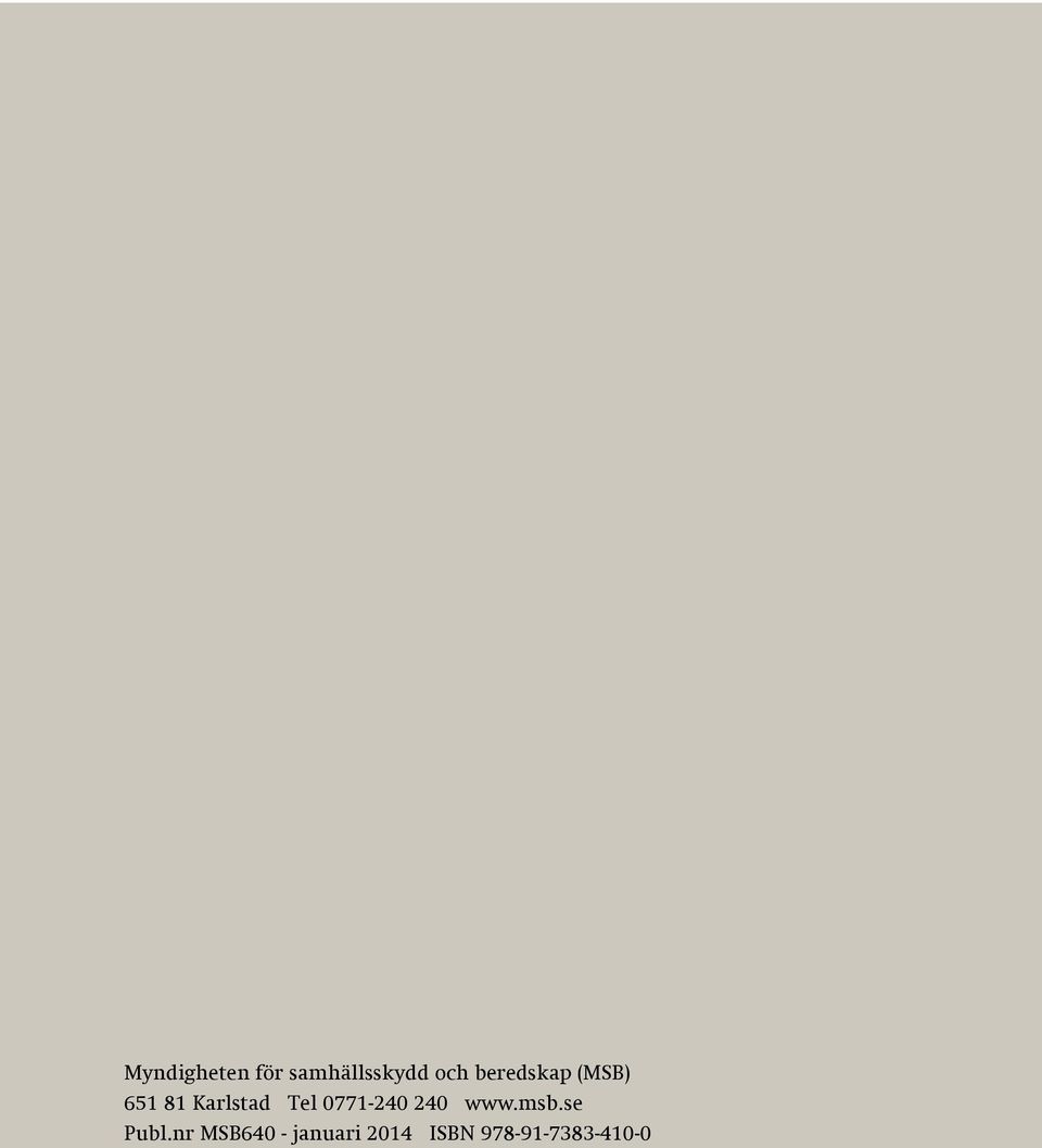 0771-240 240 www.msb.se Publ.