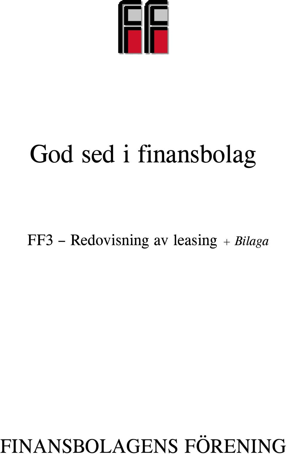 Redovisning av