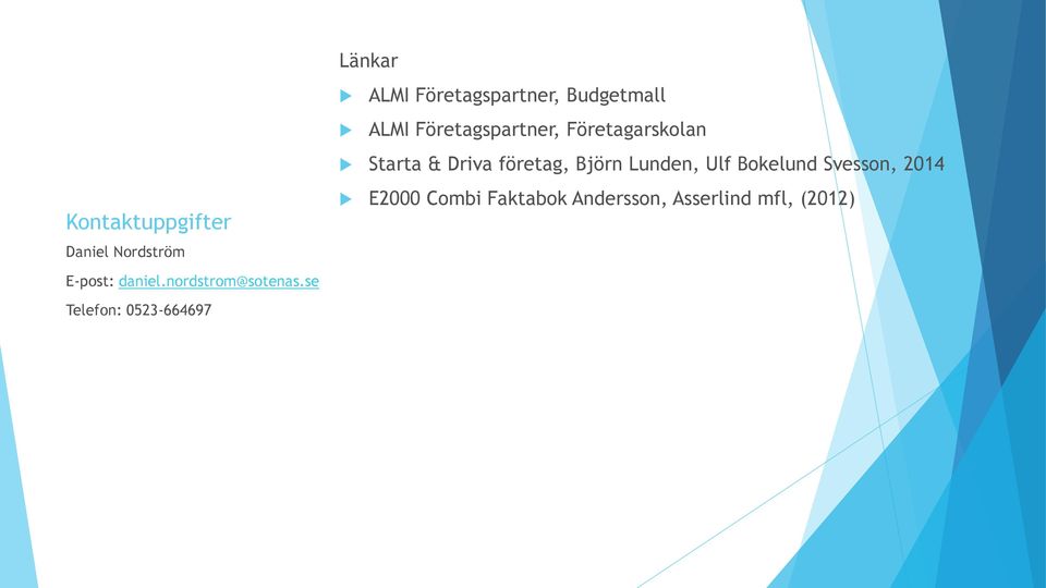 företag, Björn Lunden, Ulf Bokelund Svesson, 2014 E2000 Combi Faktabok
