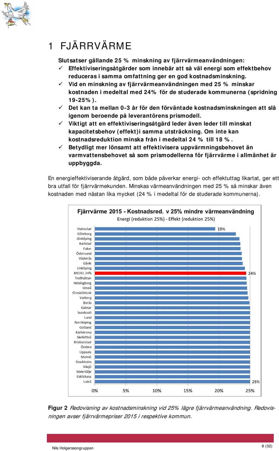 Det kan ta mellan 0-3 år för den förväntade kostnadsminskningen att slå igenom beroende på leverantörens prismodell.