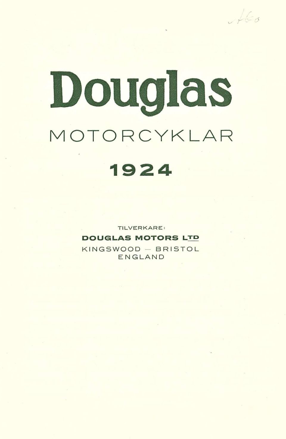 DOUGLAS MOTORS LTQ