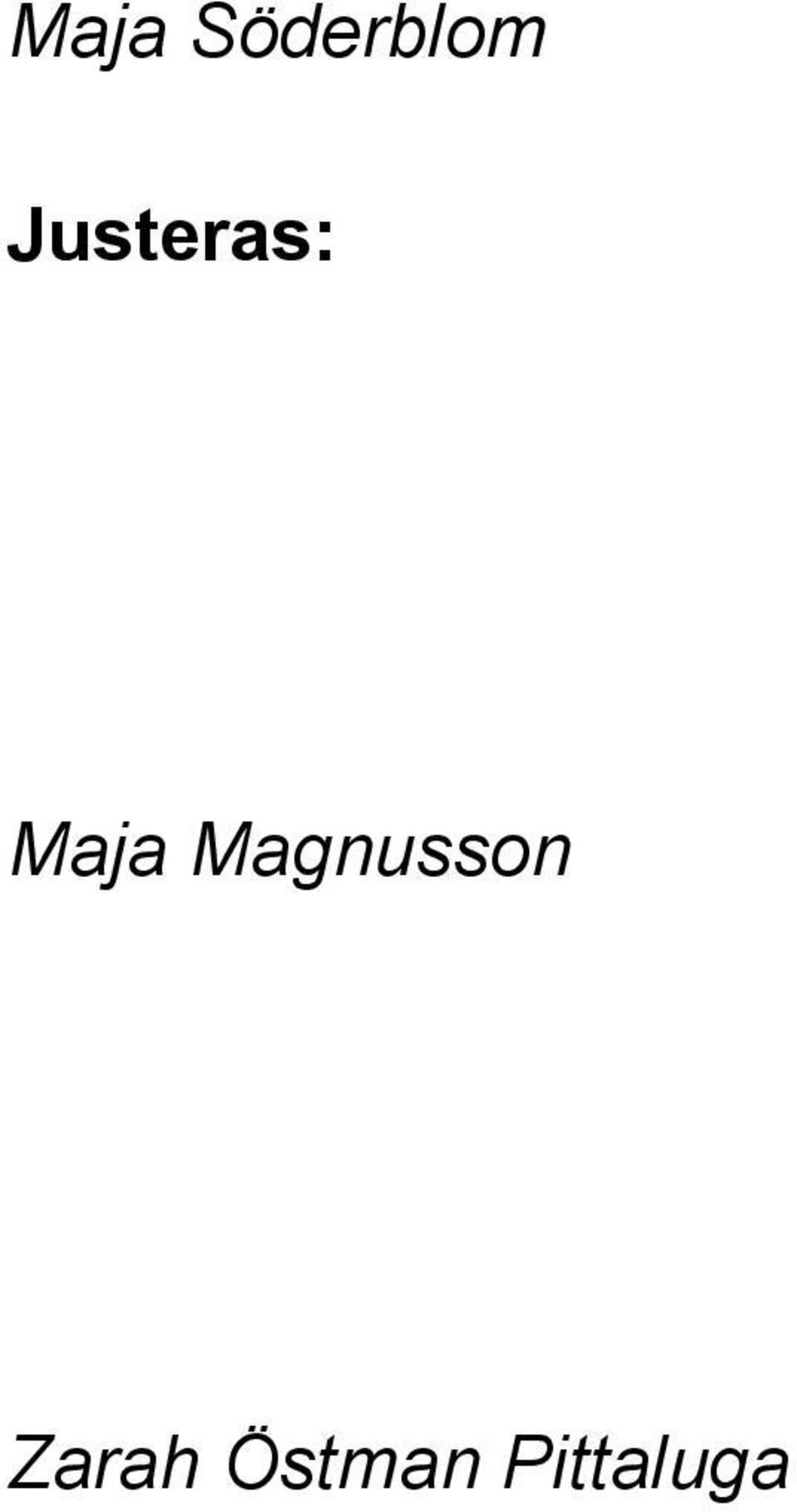 Magnusson Zarah