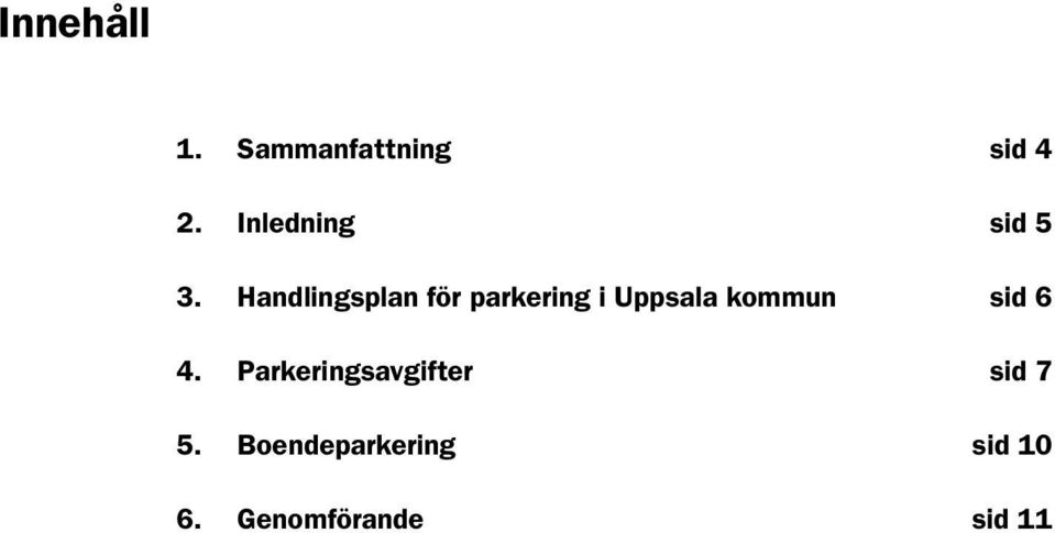 Handlingsplan för parkering i Uppsala kommun