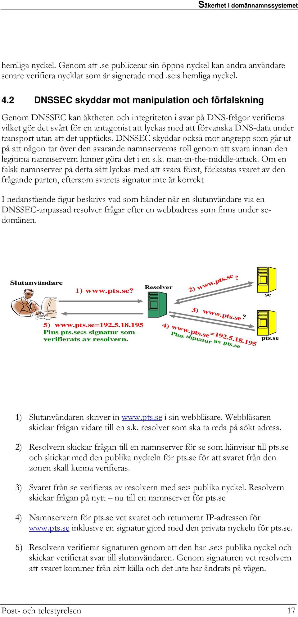 DNS-data under transport utan att det upptäcks.