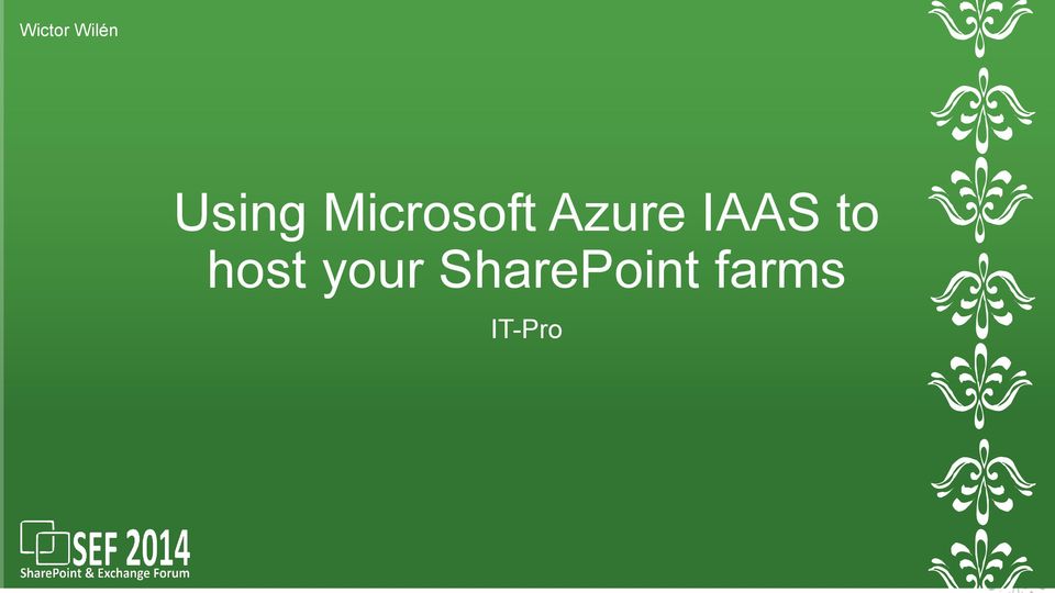 IAAS to host your