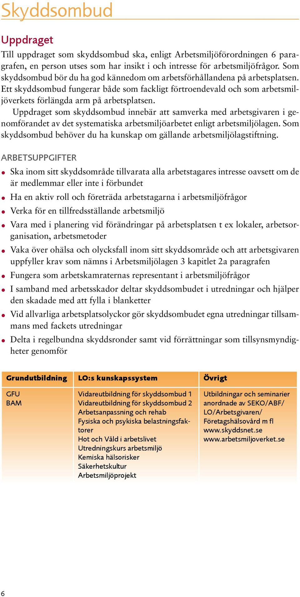 som skyddsombud innebär att samverka med arbetsgivaren i genomförandet av det systematiska arbetsmiljöarbetet enligt arbetsmiljölagen.