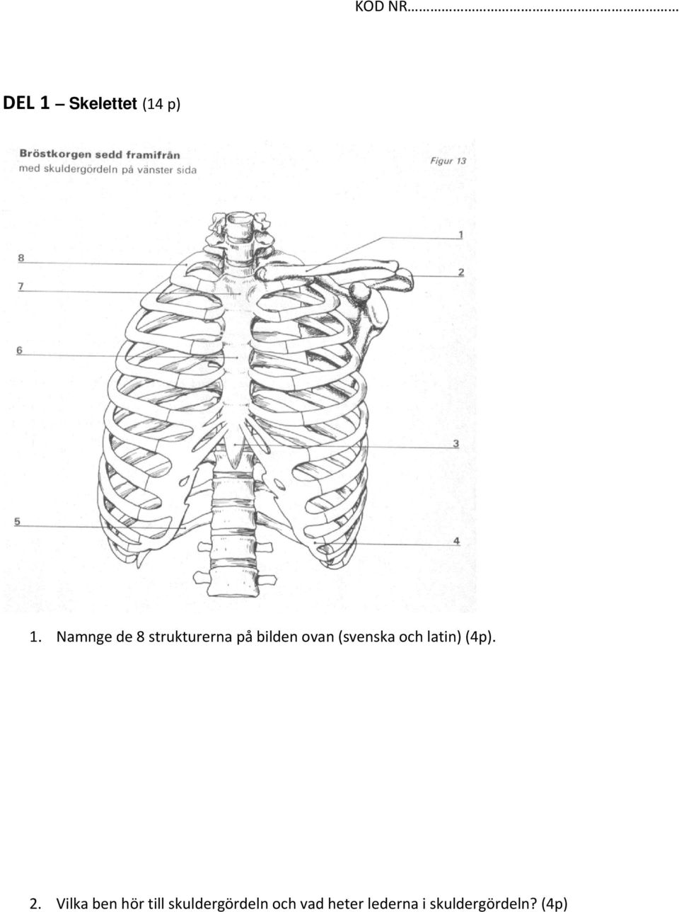 (svenska och latin) (4p). 2.