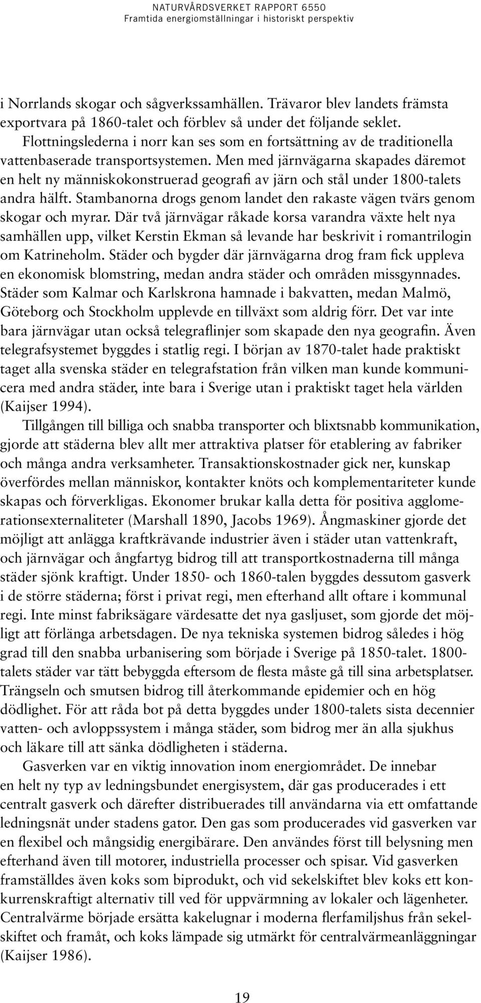 Men med järnvägarna skapades däremot en helt ny människokonstruerad geografi av järn och stål under 1800-talets andra hälft.