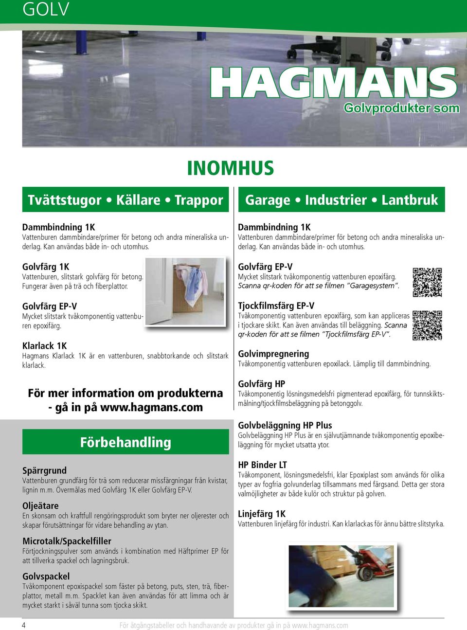 Klarlack 1K Hagmans Klarlack 1K är en vattenburen, snabbtorkande och slitstark klarlack. För mer information om produkterna - gå in på www.hagmans.