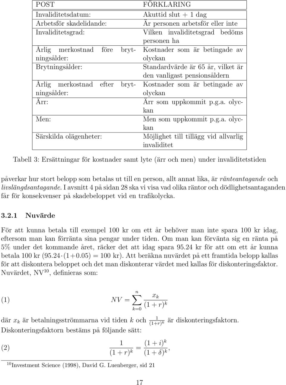 pensionsåldern Kostnad