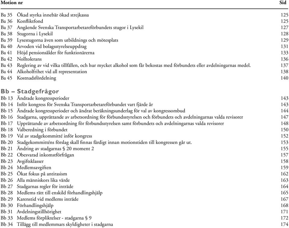 tillfällen, och hur mycket alkohol som får bekostas med förbundets eller avdelningarnas medel.