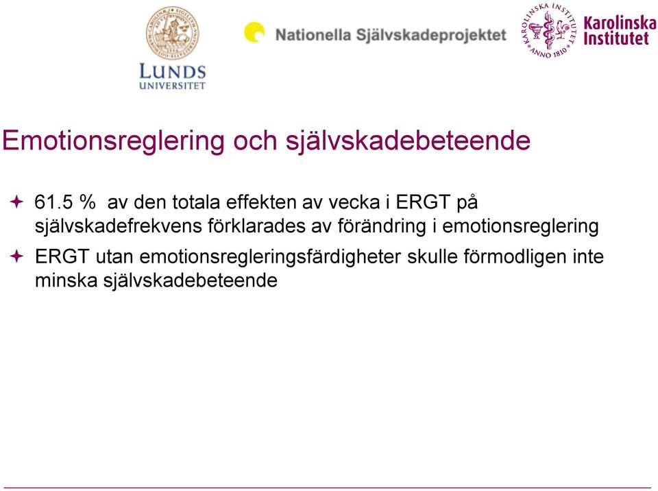 självskadefrekvens förklarades av förändring i