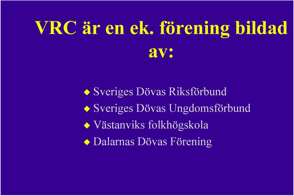 Riksförbund Sveriges Dövas