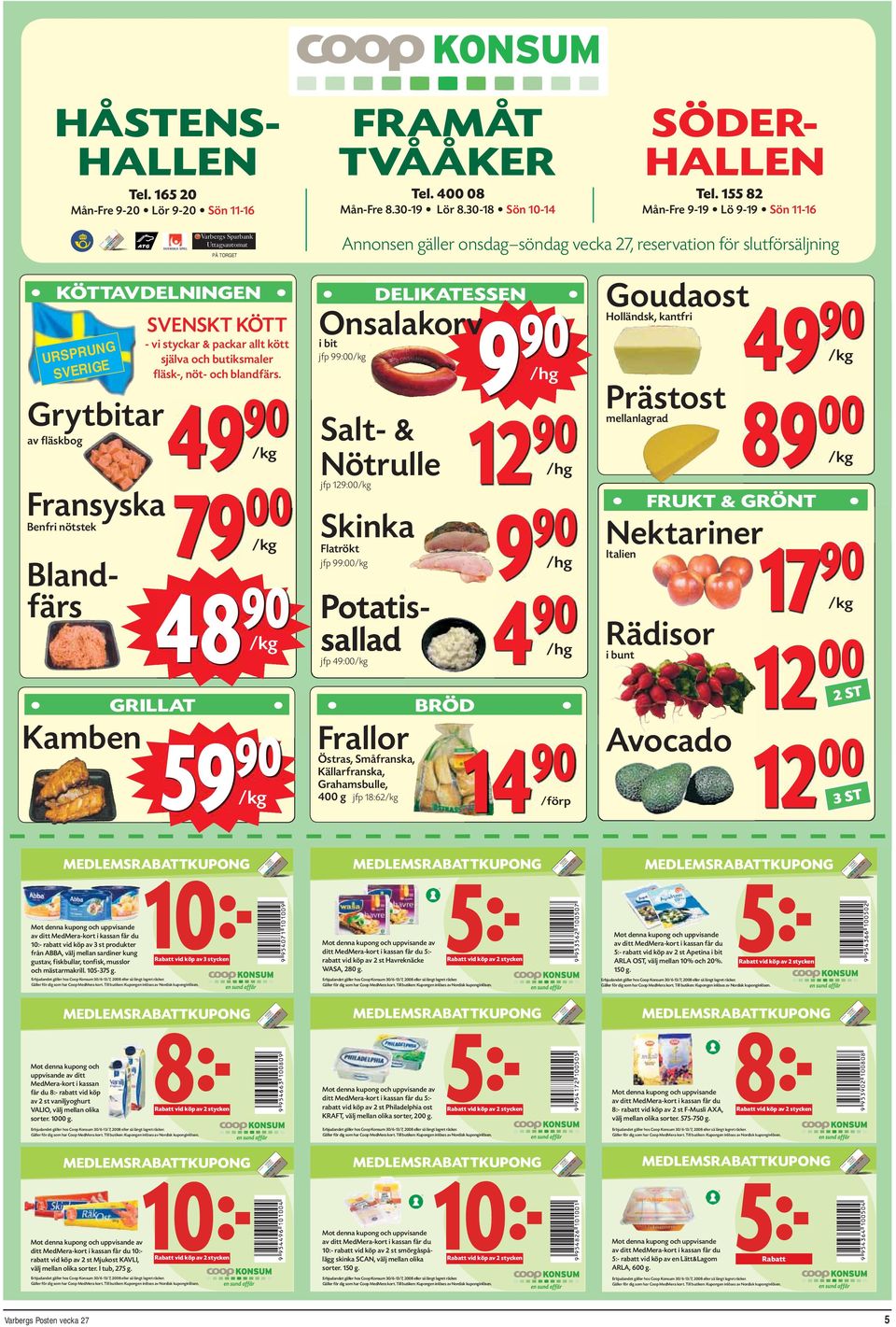 E SVERIG - vi styckar & packar allt kött själva och butiksmaler fläsk-, nöt- och blandfärs.