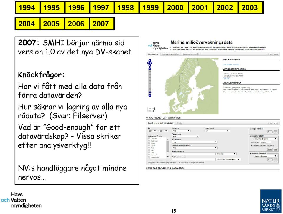 datavärden? Hur säkrar vi lagring av alla nya rådata?