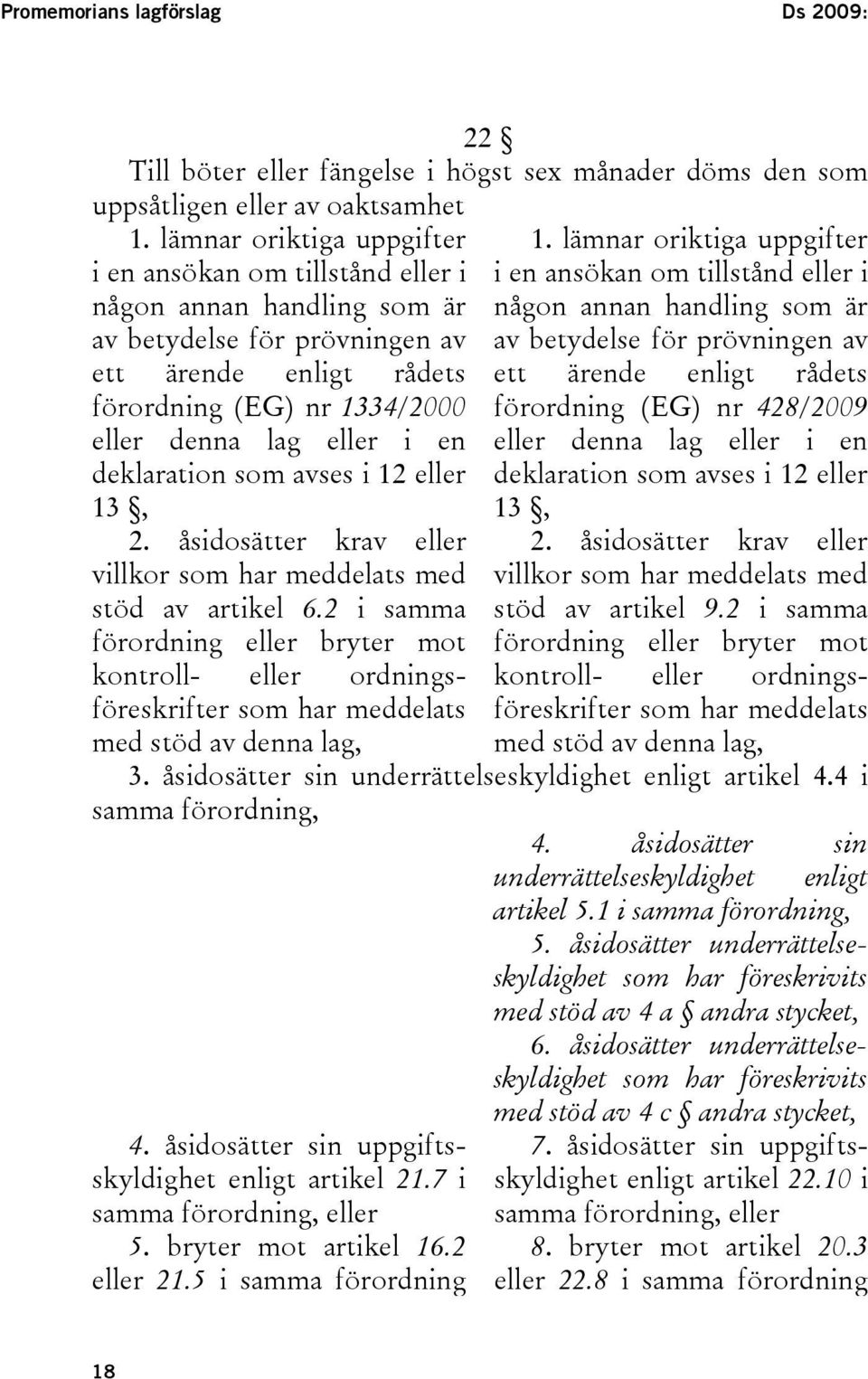 deklaration som avses i 12 eller 13, 2. åsidosätter krav eller villkor som har meddelats med stöd av artikel 6.