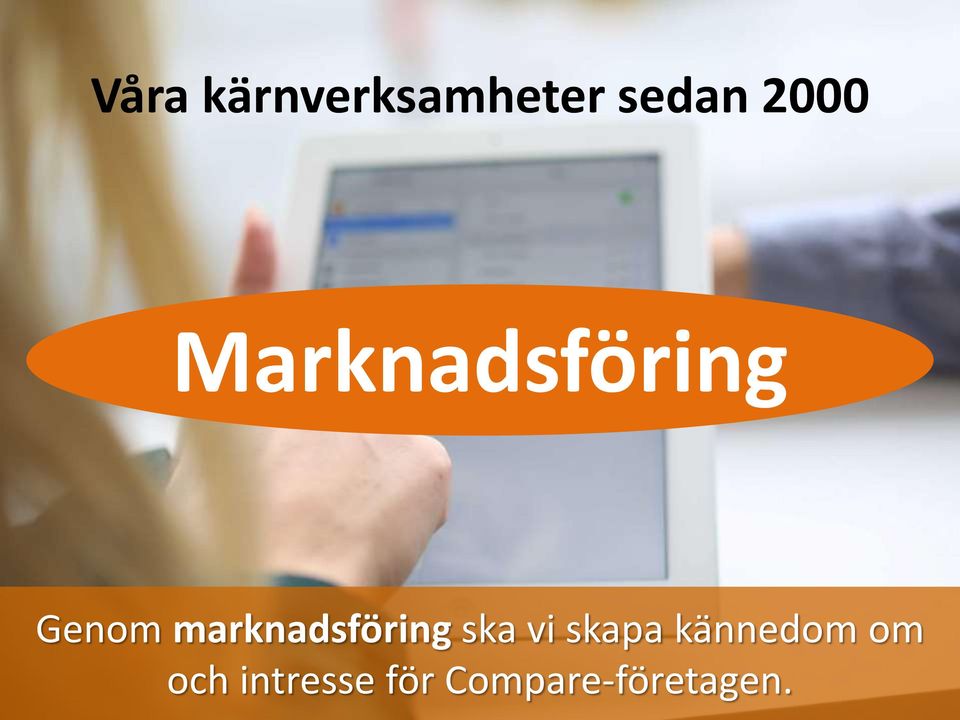 marknadsföring ska vi skapa