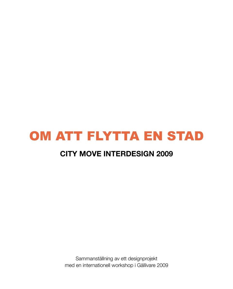 av ett designprojekt med en