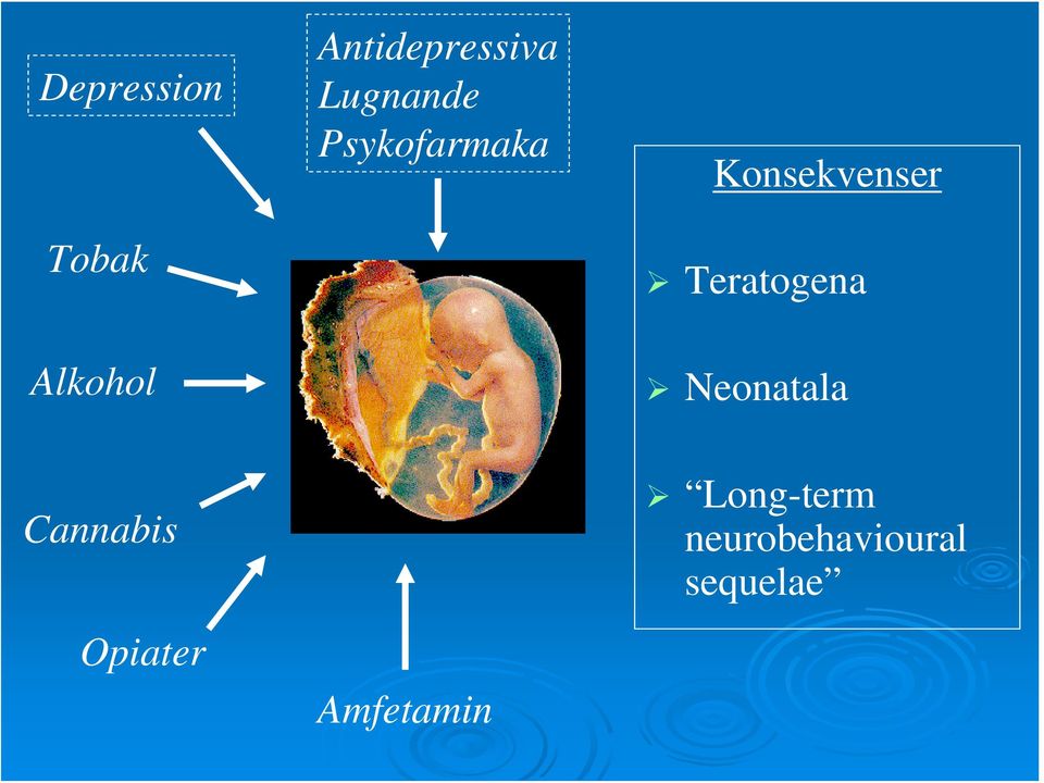 Teratogena Neonatala Cannabis Opiater