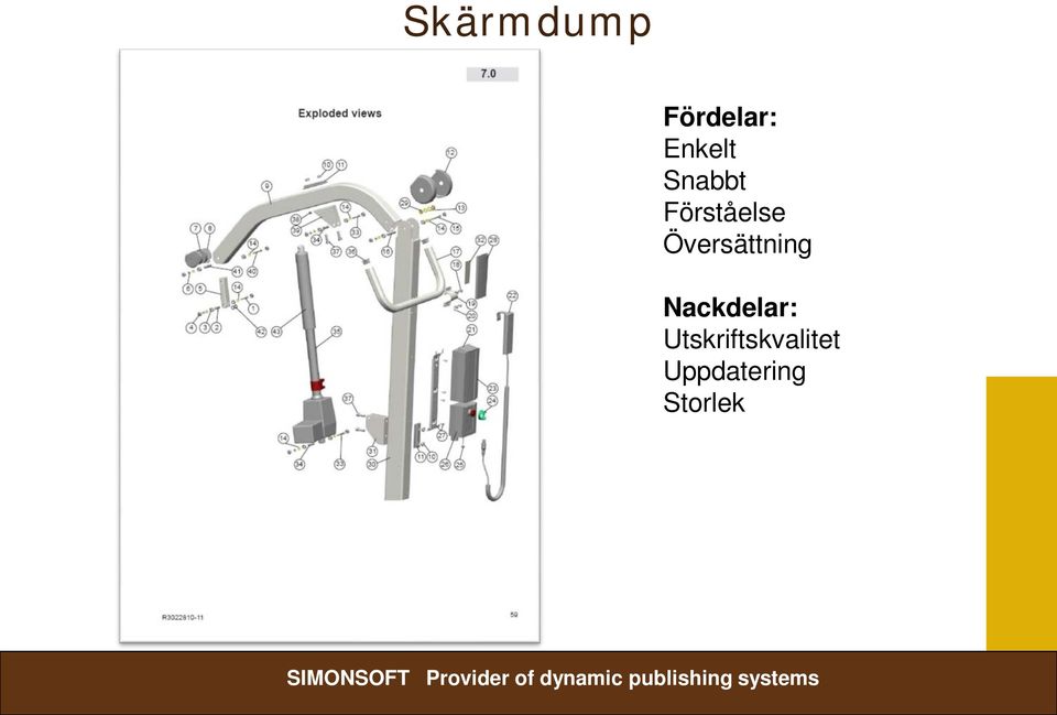 Översättning Nackdelar: