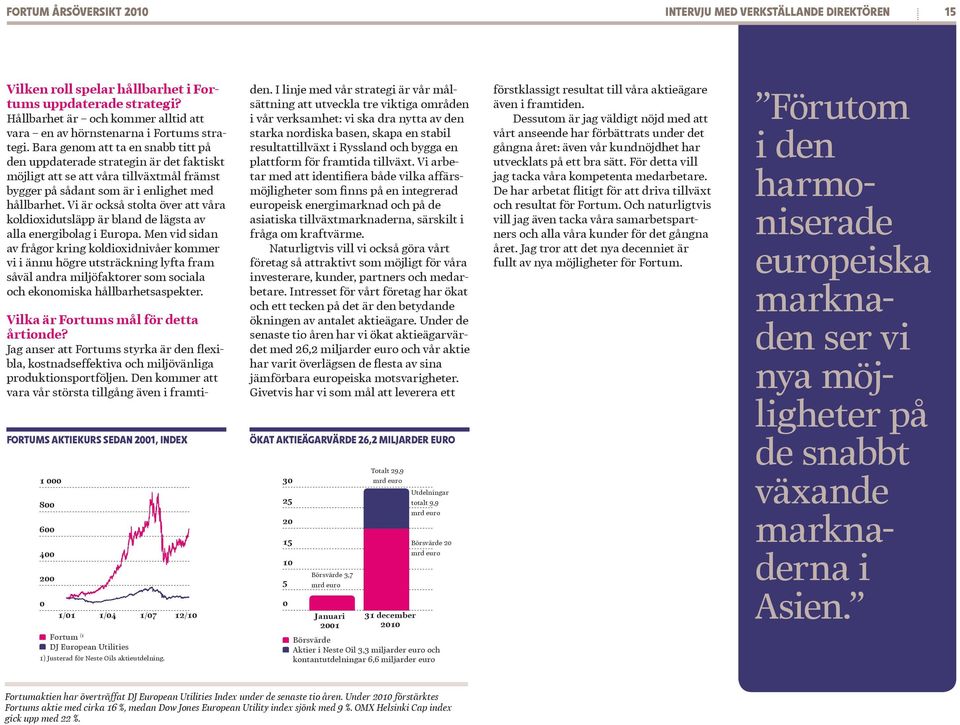 Bara genom att ta en snabb titt på den uppdaterade strategin är det faktiskt möjligt att se att våra tillväxtmål främst bygger på sådant som är i enlighet med hållbarhet.