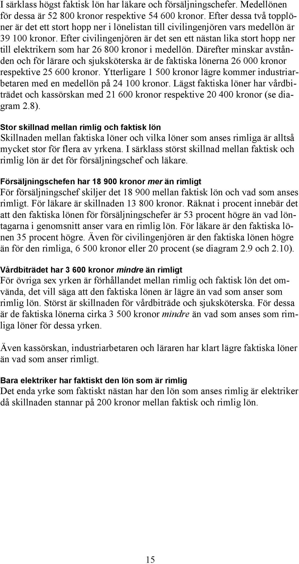 Efter civilingenjören är det sen ett nästan lika stort hopp ner till elektrikern som har 26 800 kronor i medellön.