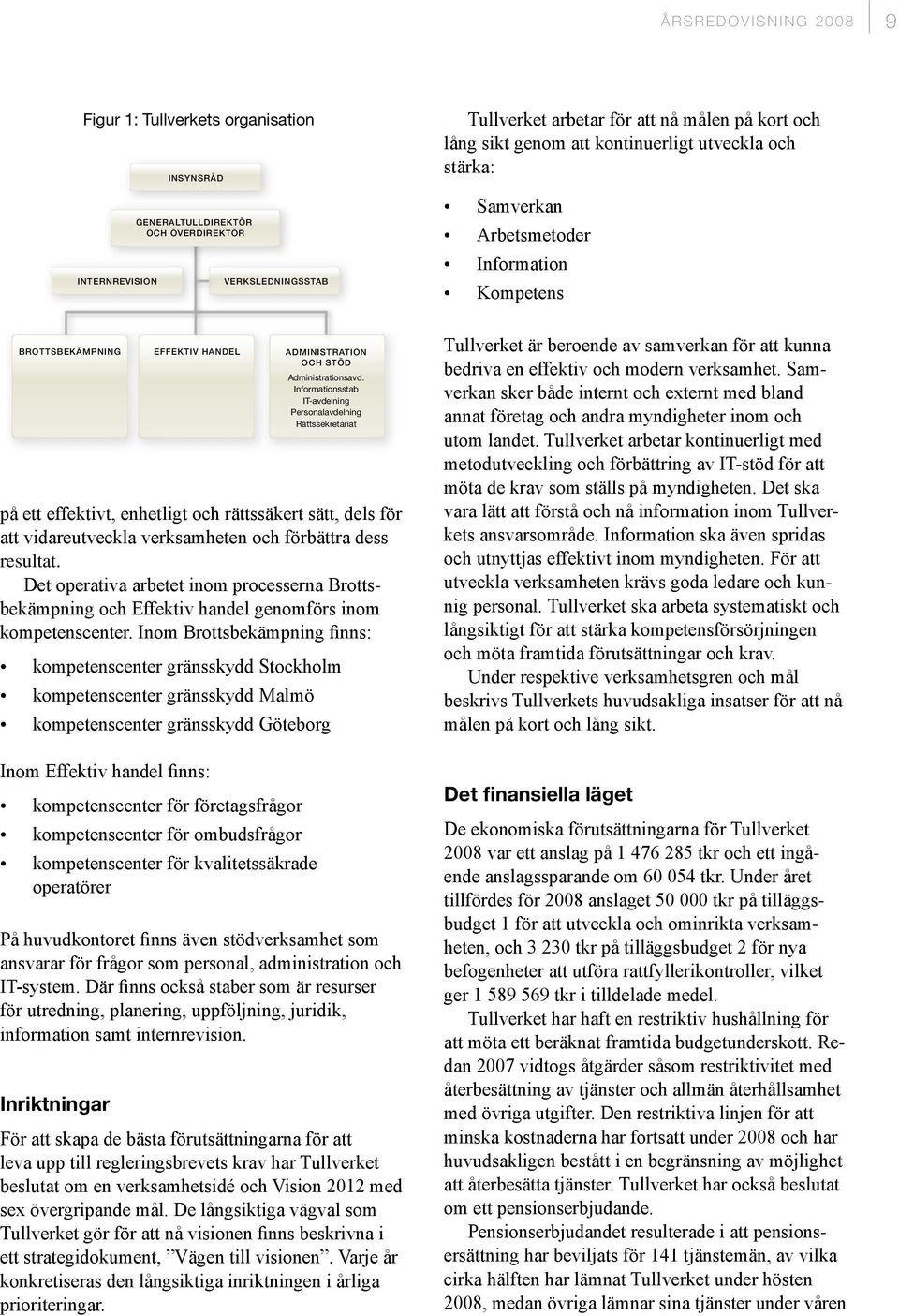 Inom Brottsbekämpning finns: kompetenscenter gränsskydd Stockholm kompetenscenter gränsskydd Malmö kompetenscenter gränsskydd Göteborg Inom Effektiv handel finns: kompetenscenter för företagsfrågor