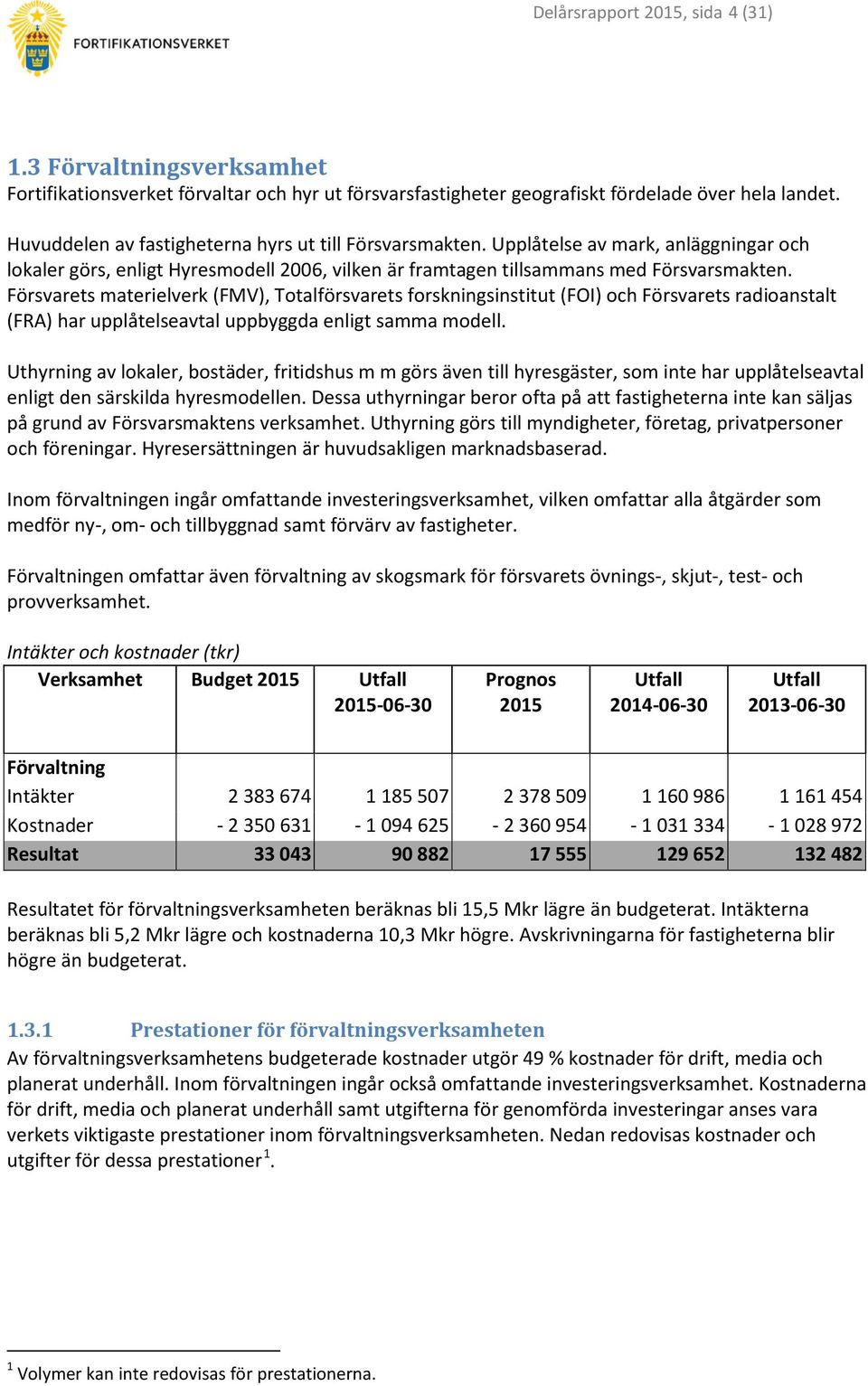 Försvarets materielverk (FMV), Totalförsvarets forskningsinstitut (FOI) och Försvarets radioanstalt (FRA) har upplåtelseavtal uppbyggda enligt samma modell.