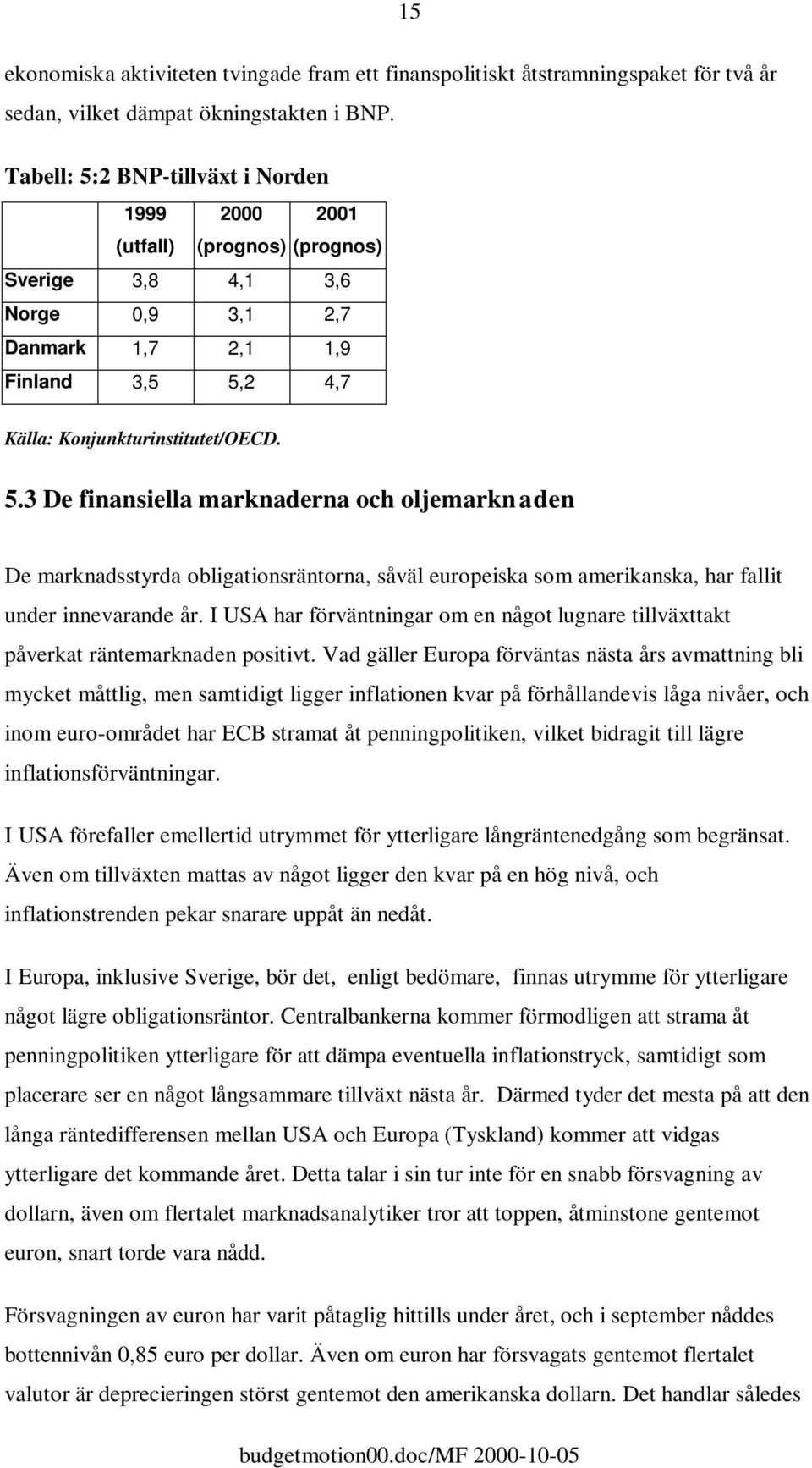 I USA har förväntningar om en något lugnare tillväxttakt påverkat räntemarknaden positivt.