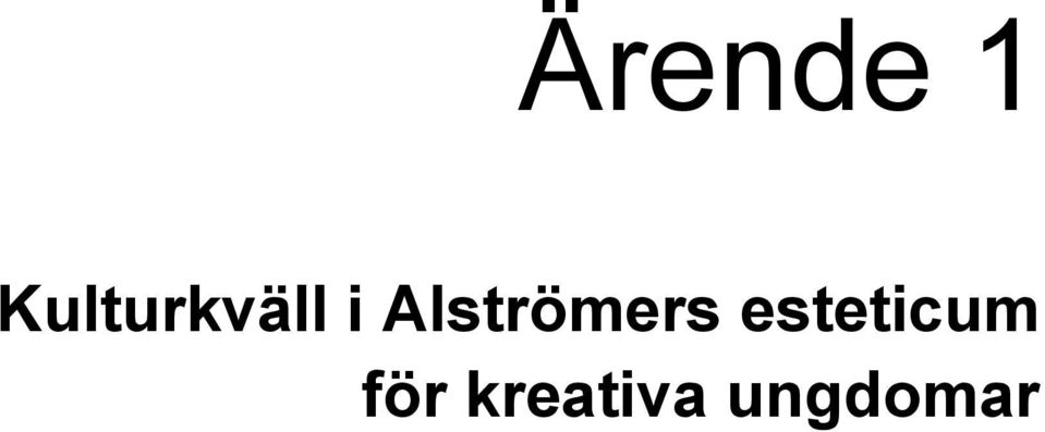 Alströmers