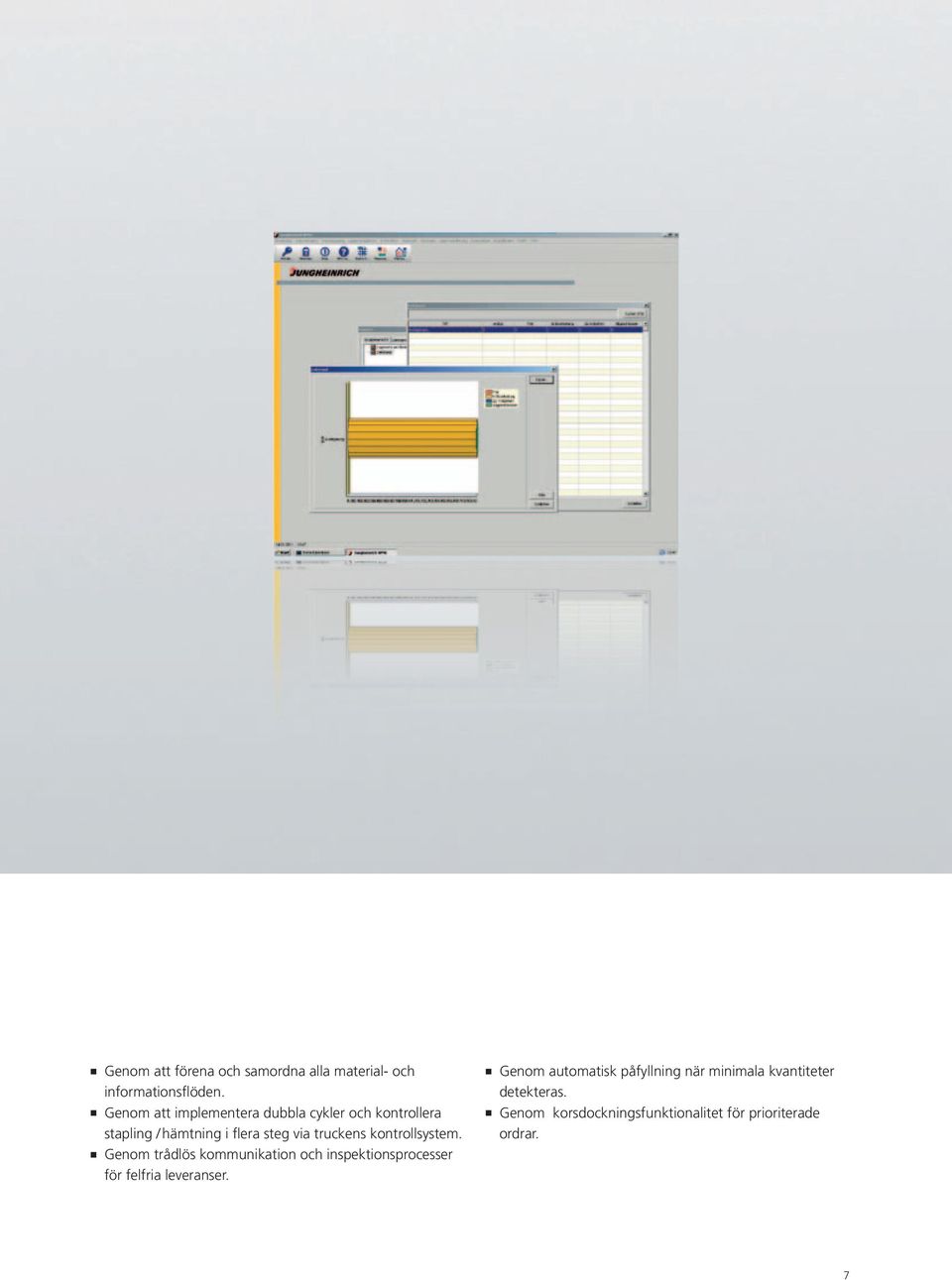 truckens kontrollsystem.