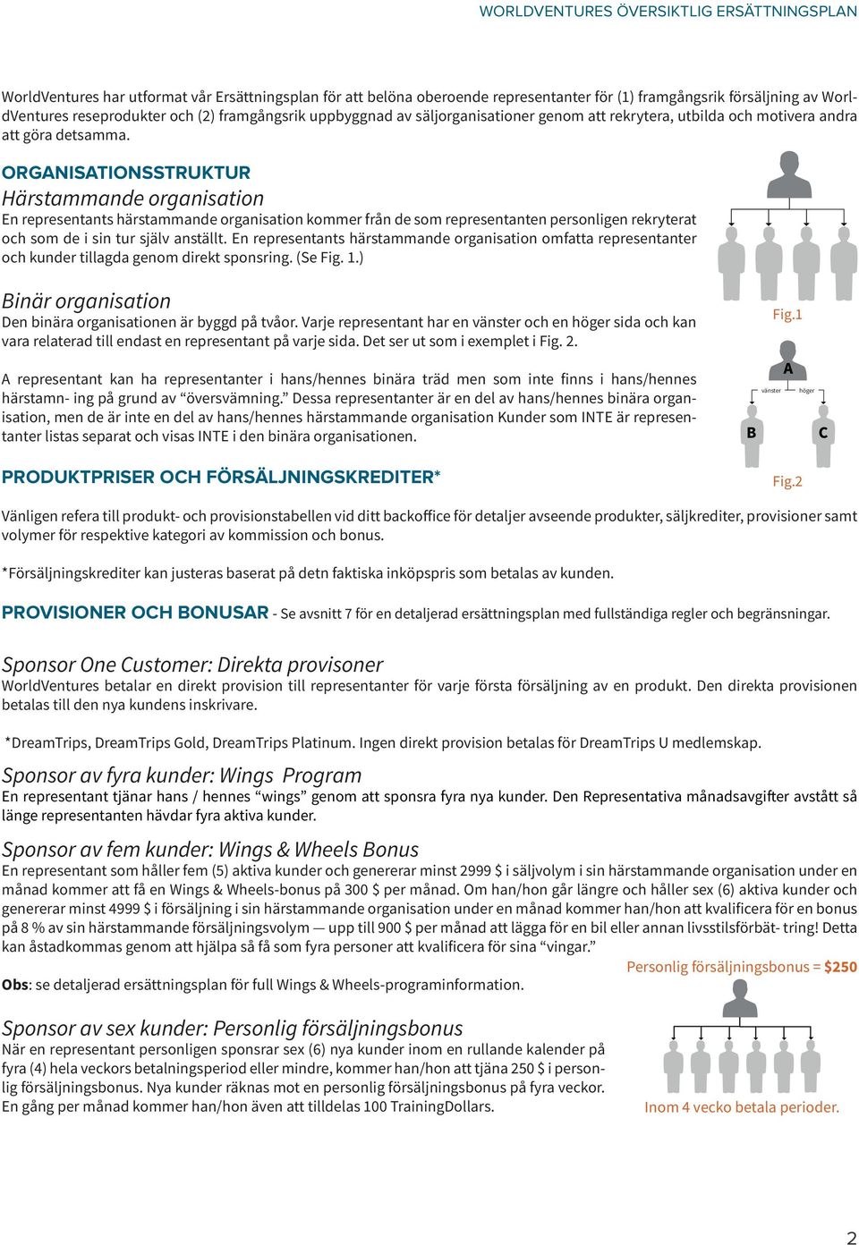 ORGANISATIONSSTRUKTUR Härstammande organisation En representants härstammande organisation kommer från de som representanten personligen rekryterat och som de i sin tur själv anställt.