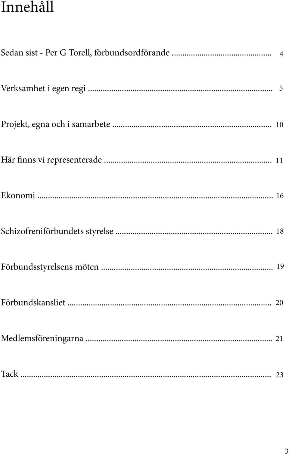 .. 10 Här finns vi representerade... 11 Ekonomi.