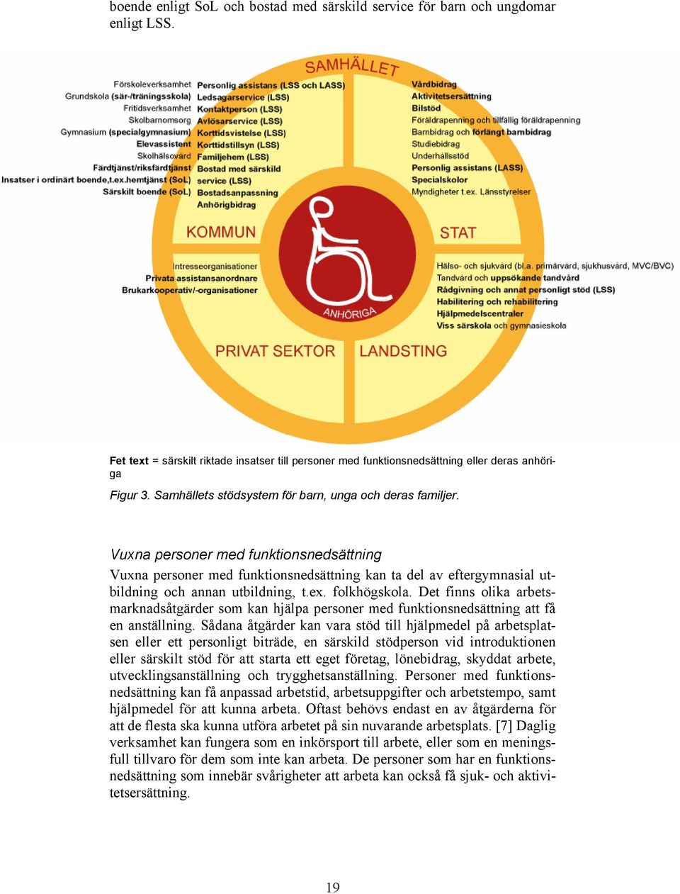 Vuxna personer med funktionsnedsättning Vuxna personer med funktionsnedsättning kan ta del av eftergymnasial utbildning och annan utbildning, t.ex. folkhögskola.