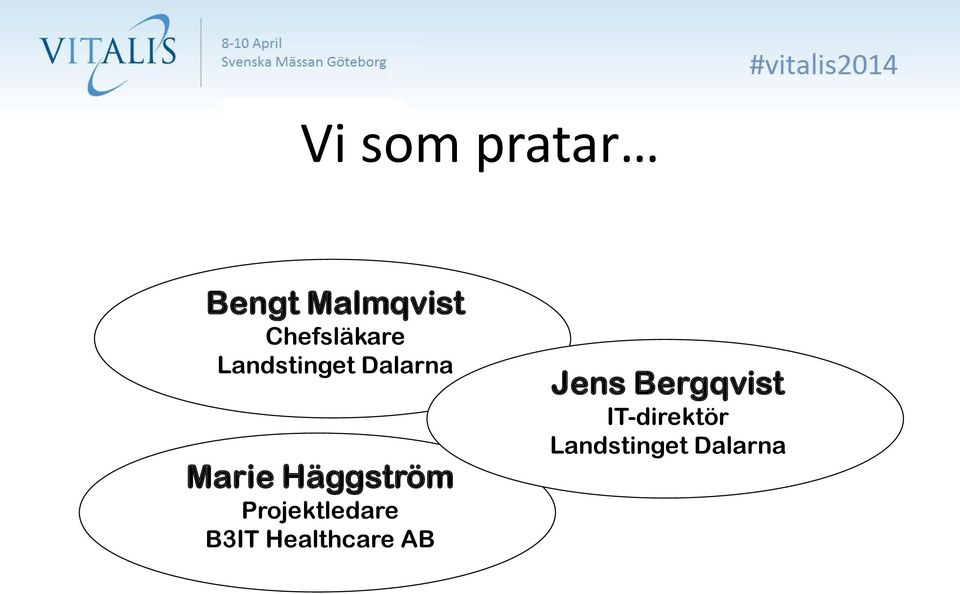 Häggström Projektledare B3IT Healthcare