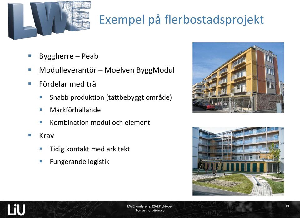 produktion (tättbebyggt område) Markförhållande