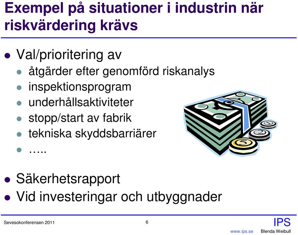 inspektionsprogram underhållsaktiviteter stopp/start av fabrik