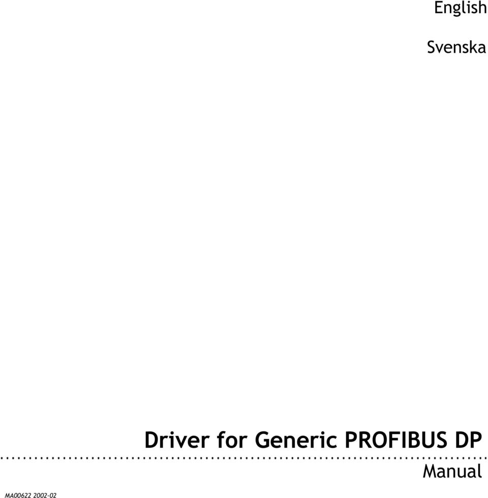 Generic PROFIBUS