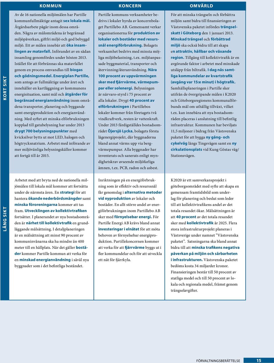 Införandet av en sådan insamling genomfördes under hösten 2013. Istället för att förbrännas ska matavfallet genom en process omvandlas till biogas och gödningsmedel.