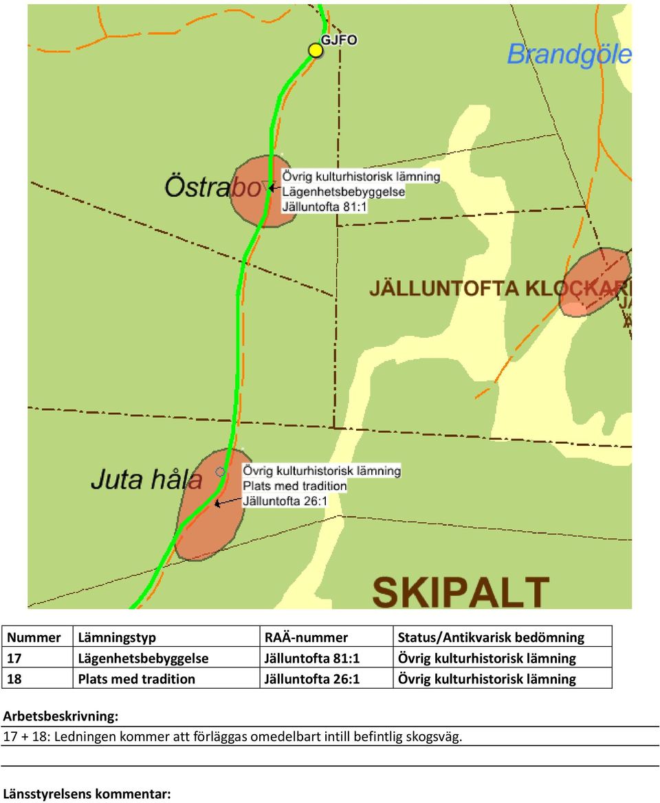 Jälluntofta 26:1 Övrig kulturhistorisk lämning 17 +